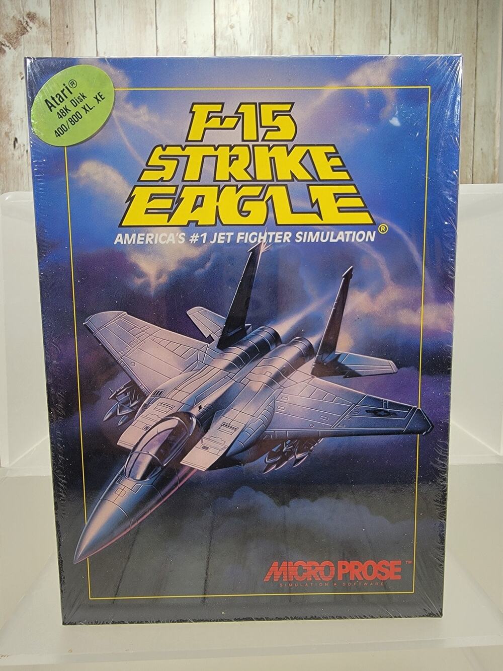 Atari 400/800/XL/XE F-15 Strike Eagle Micro Prose Brand New/Sealed!